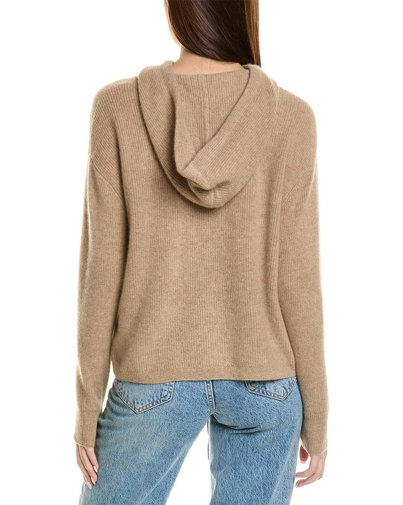 Magaschoni Half Cardigan Stitch Rib Cashmere Pullover 2