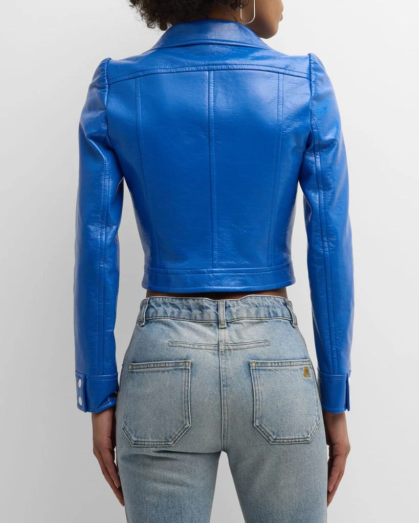 Courrèges Textured Vinyl Crop Jacket 3