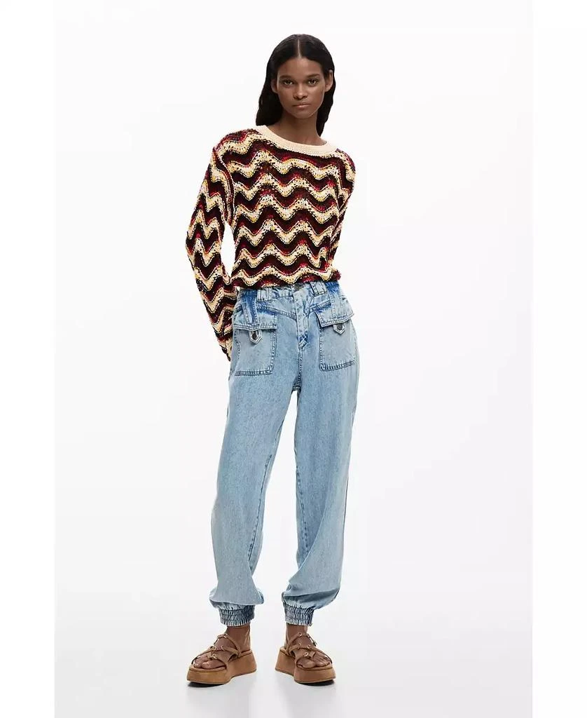 Desigual Women's Jogger denim pants