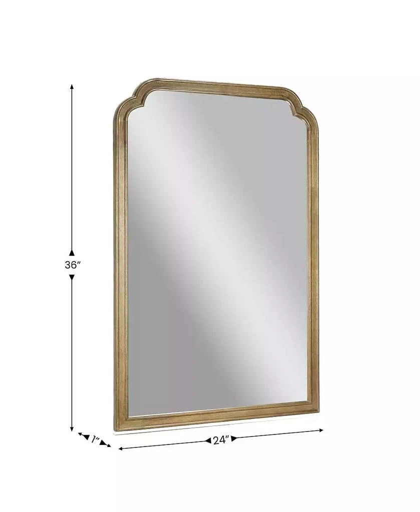 EMMA+OLIVER Julien Wall Mirror with Solid Wood Frame and Silver Backed Glass for Clarity for Entryways, Dining Rooms 
More 5
