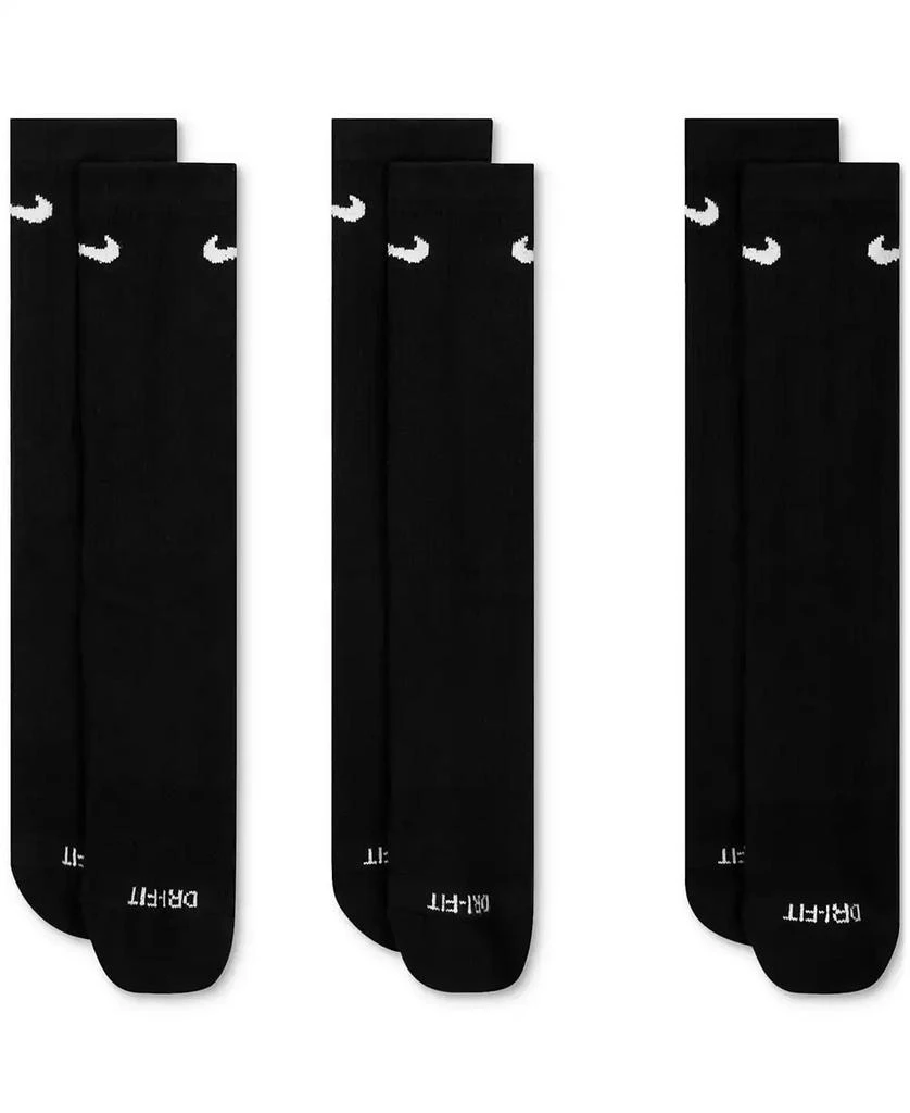 NIKE Unisex Everyday Plus Cushioned Training Crew Socks 3 Pairs 3