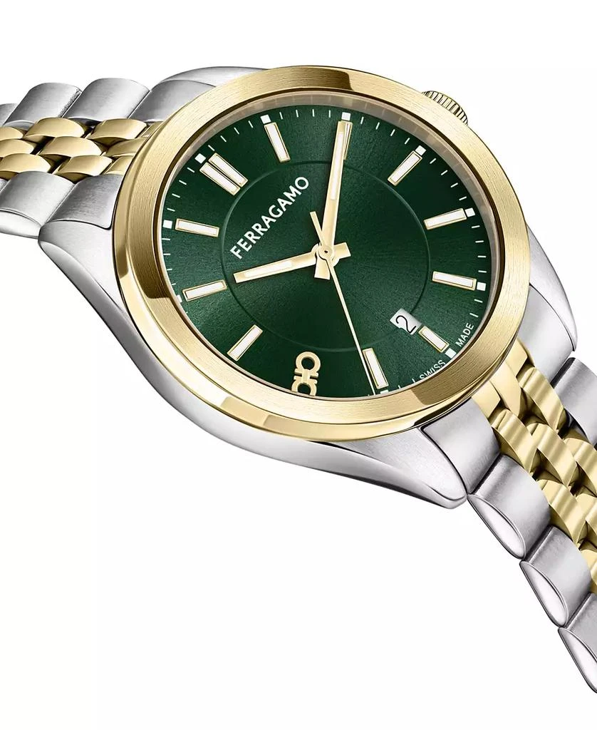 Salvatore Ferragamo Salvatore Men's Swiss Classic Two-Tone Stainless Steel Bracelet Watch 42mm 3