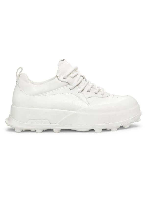 Jil Sander Orb Leather Sneakers 1