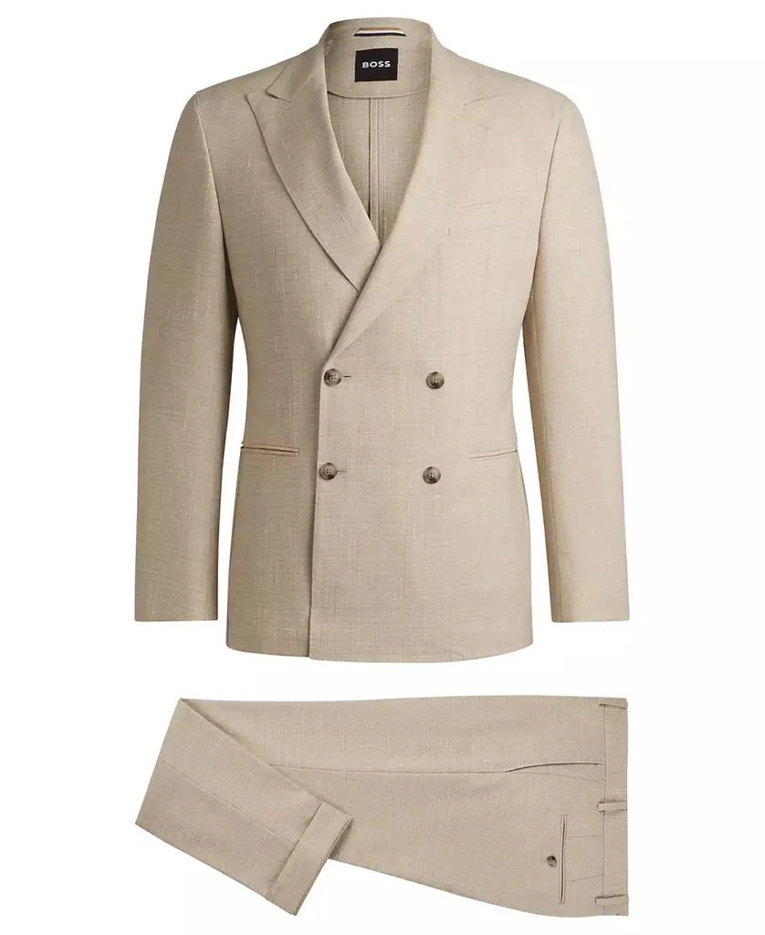 Hugo Boss Men's Patterned Tweed Two-Piece Suit 4