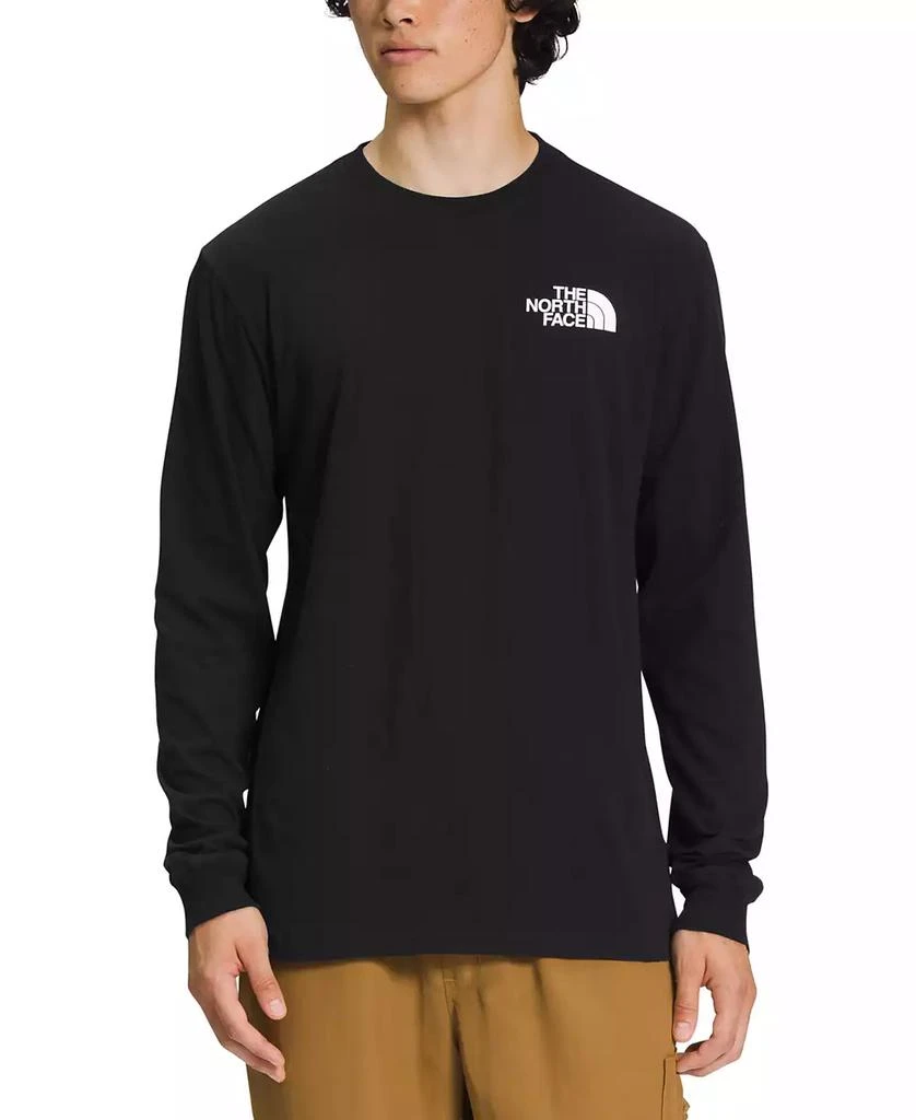 The North Face Men's Box NSE Standard-Fit Logo Graphic Long-Sleeve T-Shirt 1