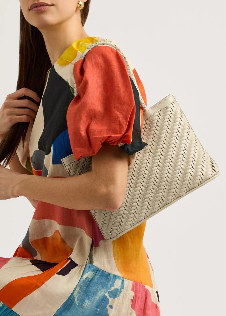 Bembien Ella woven leather tote 5