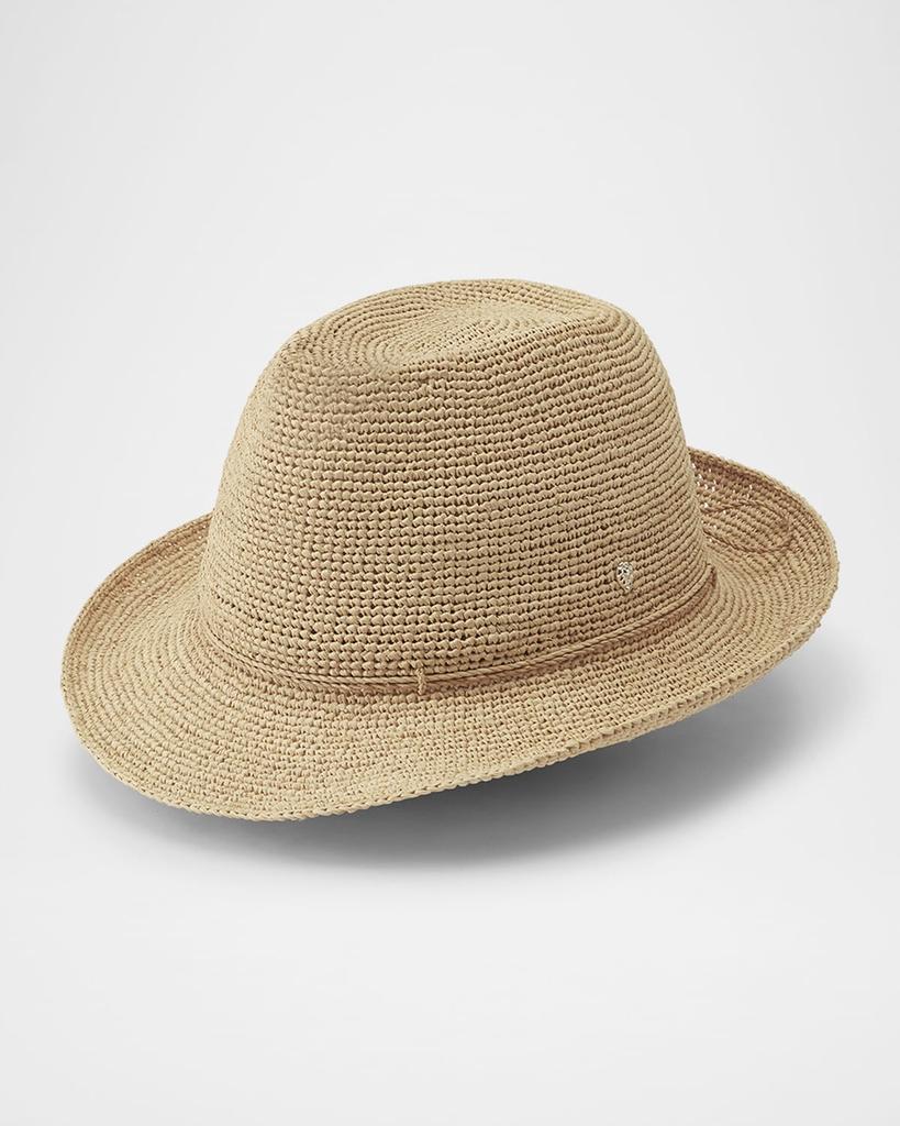 Helen Kaminski Fai Packable Raffia Fedora Hat