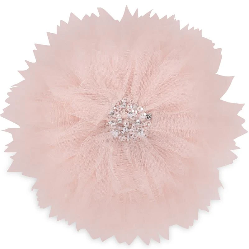 Tutu Du Monde Tulle flower clip in pink 1
