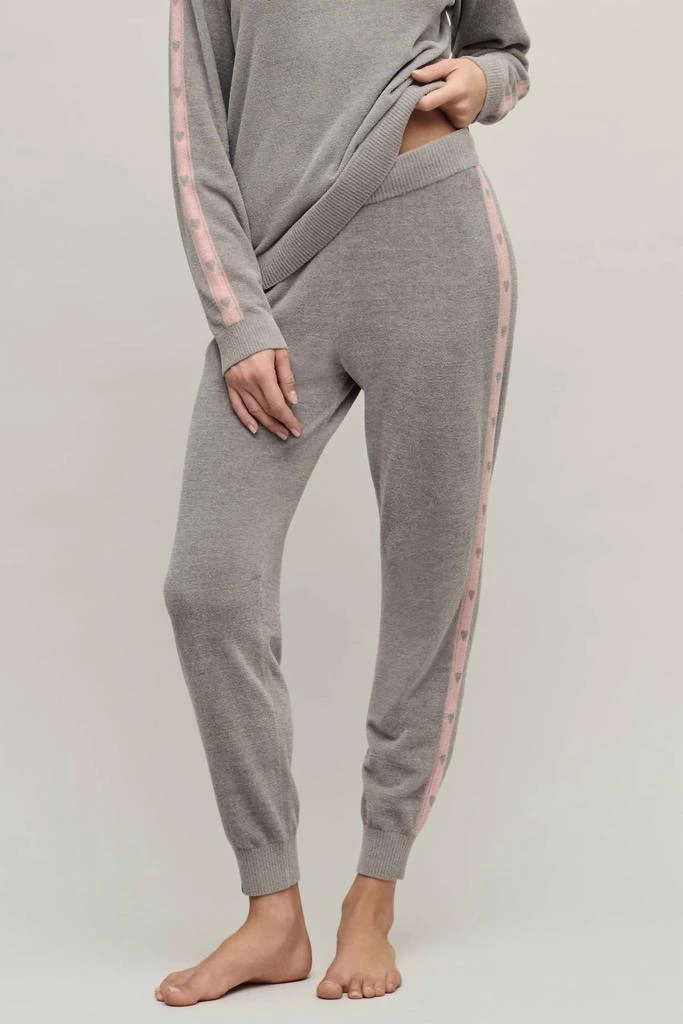 Barefoot Dreams Barefoot Dreams - Women's Heart Stripe Jogger