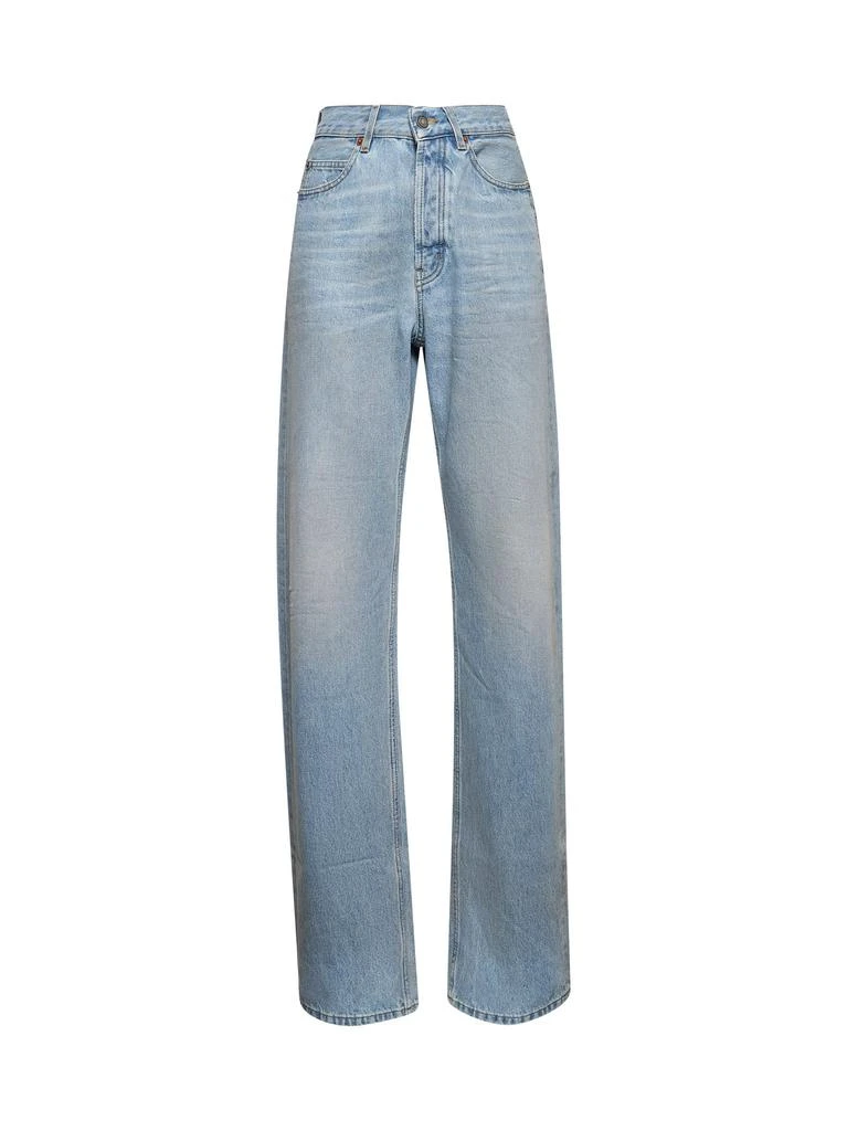 Yves Saint Laurent SAINT LAURENT | Light blue denim V-waist jeans | Women | 26 1