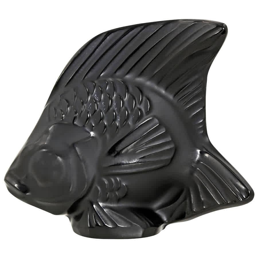 Lalique Black Crystal Fish 3000100