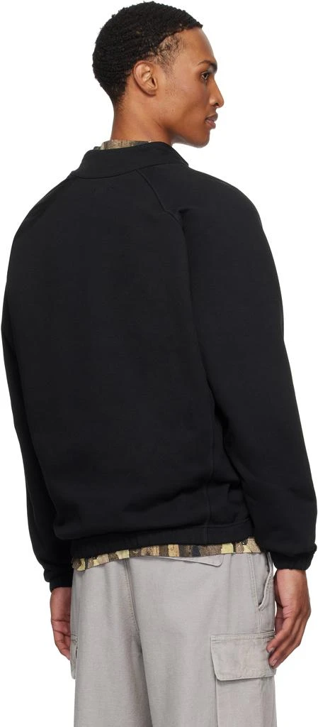 ROA Black Heavy Half Zip Sweatshirt 3