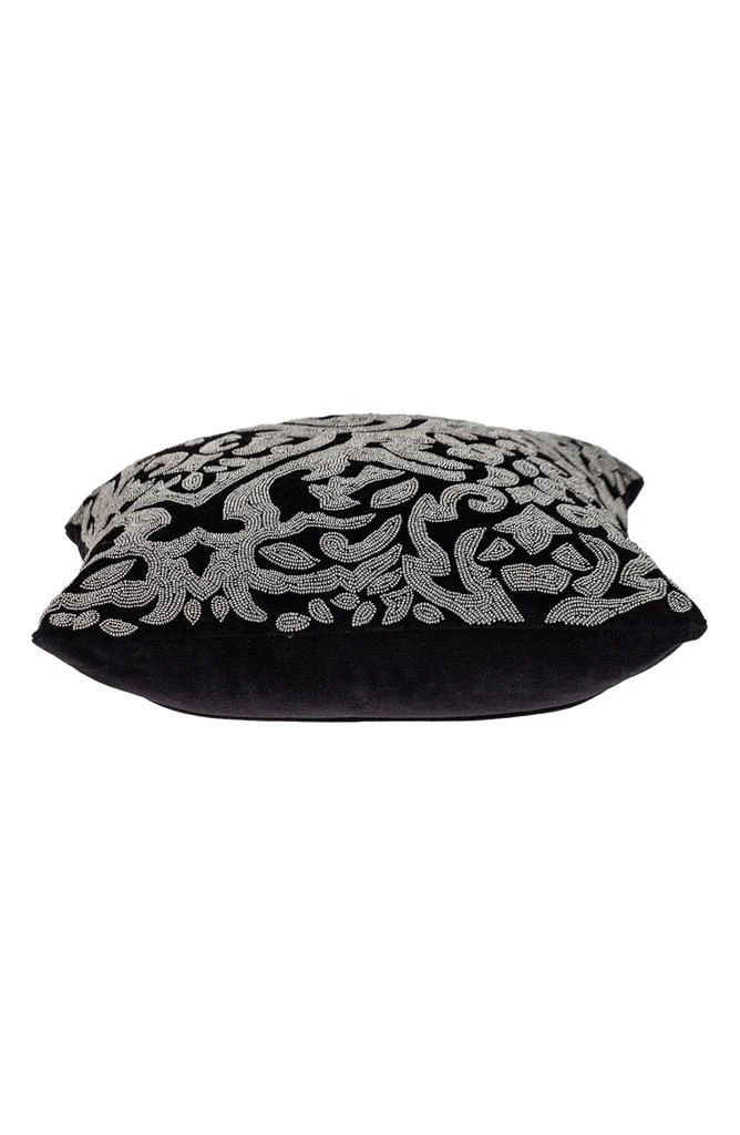 Parkland Carmela Beaded Velvet Throw Pillow 5