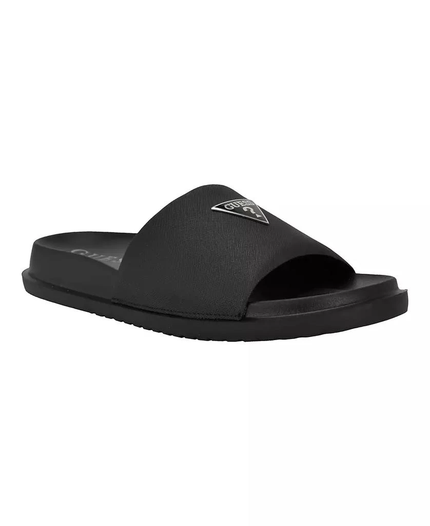 GUESS Men's Vesper Branded Slip-on Fashion Slides 1