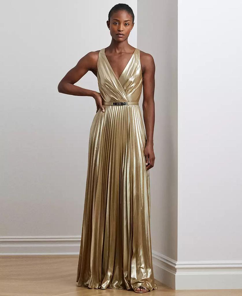 ralph lauren evening dress macys Size 4 Lore 3PVN02 Silver Mother of Bride Dress – Bridal Sense main image 0