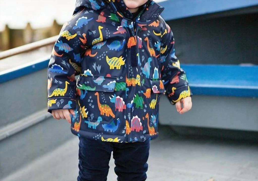 JoJo Maman Bébé Jojo Maman Bebe - Dinosaur Cozy Raincoat