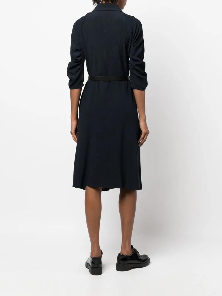 Salvatore Ferragamo Ferragamo Belted Silk Shirt Dress
