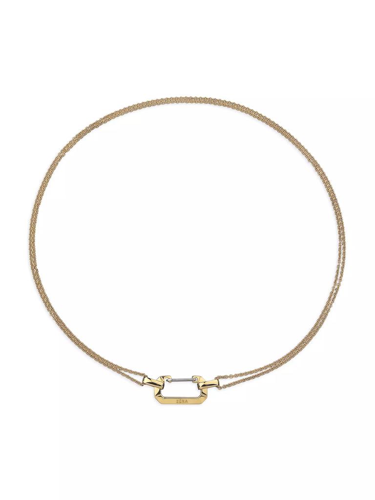 Eéra Lucy Two-Tone 18K Gold Pendant Necklace