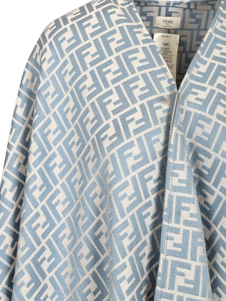 Fendi Wool And Silk Poncho 4