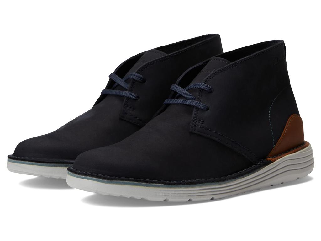 新着 Mid Brahnz Clarks Navy-Nubuck Shipping Free - Boots - 9 靴