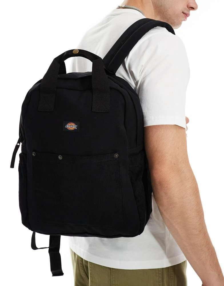 DICKIES Dickies seasonal corduroy backpack in black 2