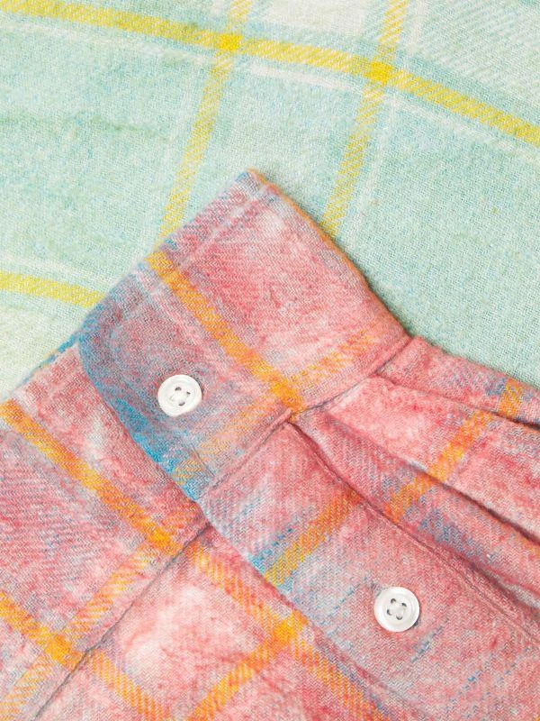 R13 Plaid Cotton Button-Front Shirt 4