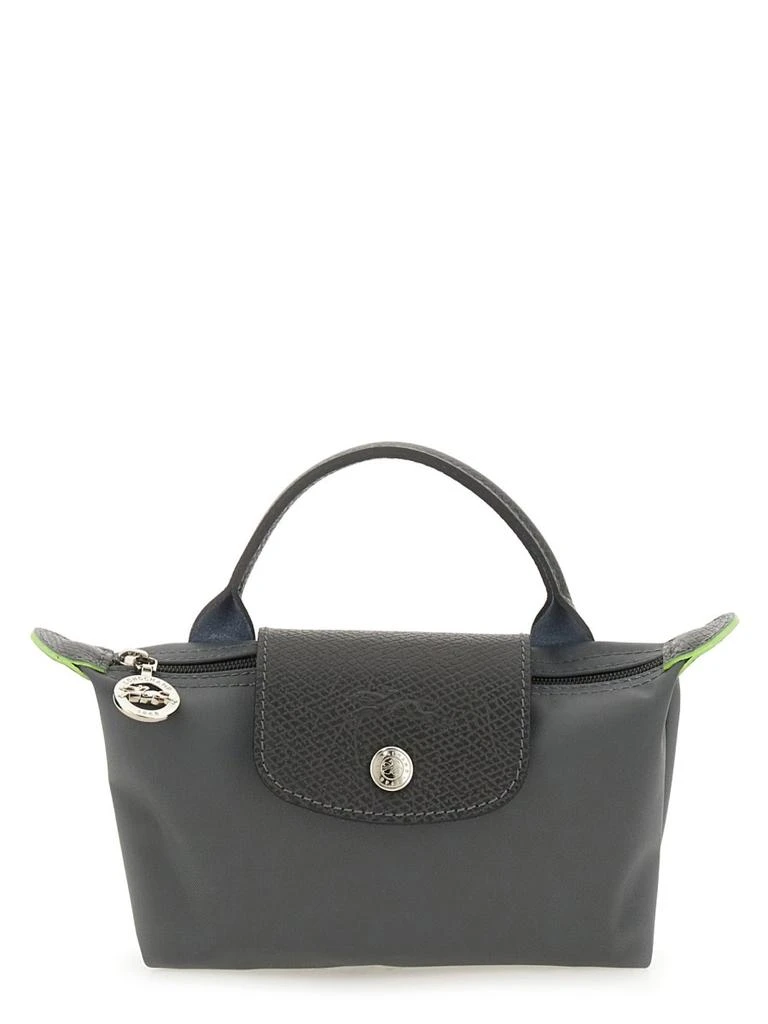 Longchamp LE PLIAGE GREEN GRAPHITE COLOURED CLUTCH BAG 2