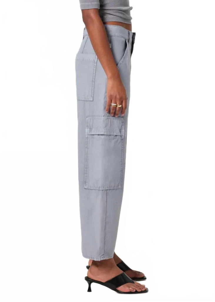 Citizens of Humanity Marcelle Low Slung Easy Cargo Pants In Hematite 3