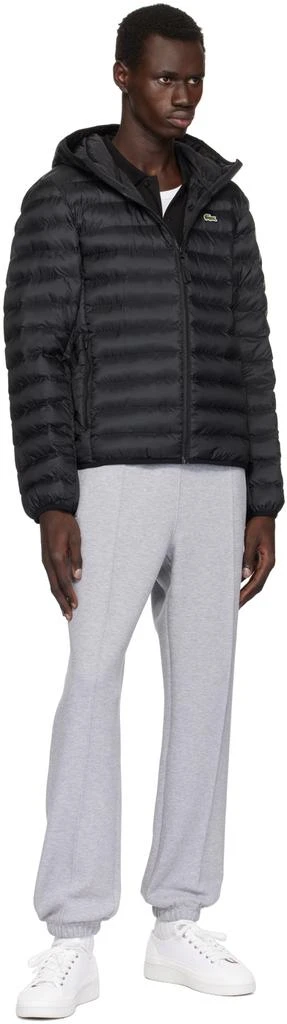 Lacoste Black Zip Puffer Jacket 4