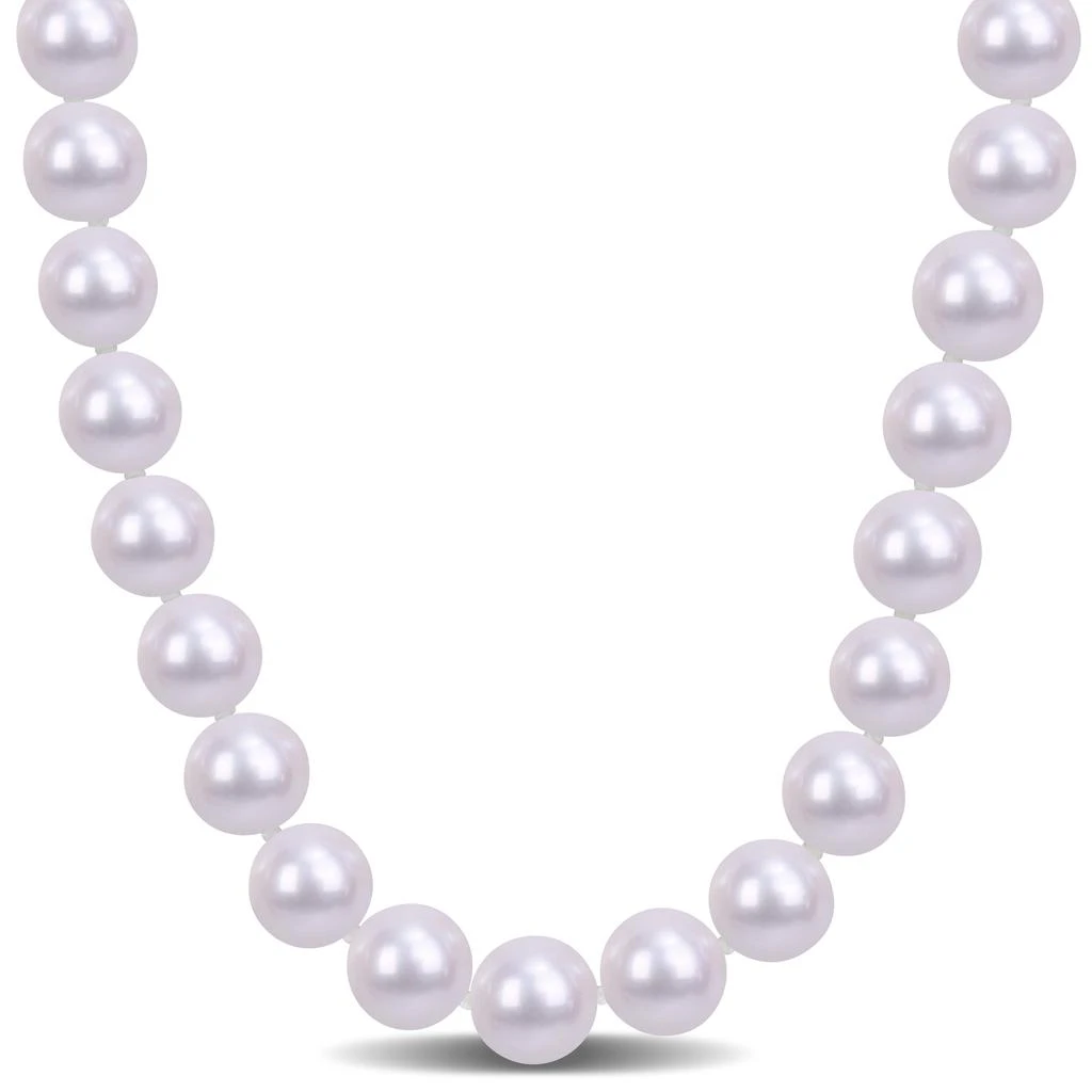 Mimi & Max 9-10mm Cultured Freshwater Pearl Strand with Sterling Silver Ball Clasp 1
