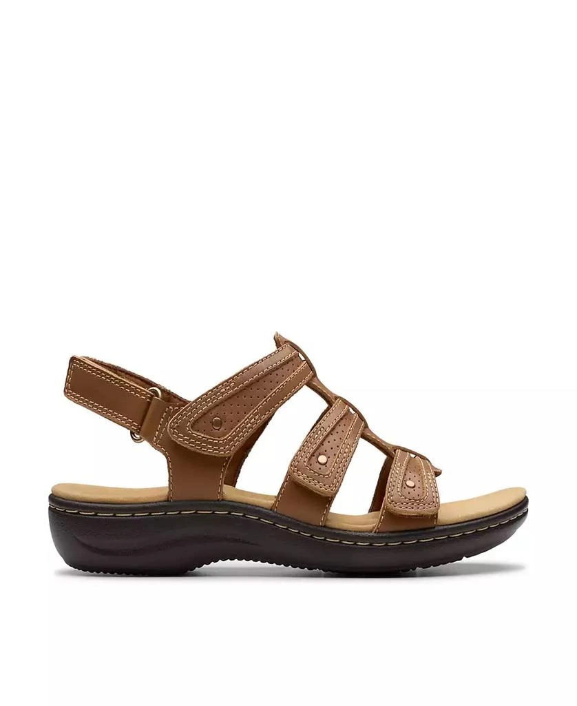 Clarks Collection Women's Laurieann Ivy Riptape Flat Sandals 2