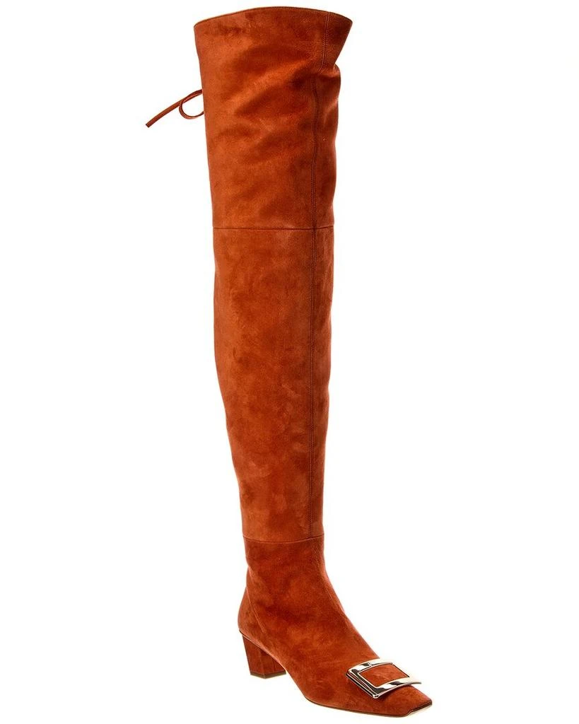 Roger Vivier Suede Thigh-High Boot 1