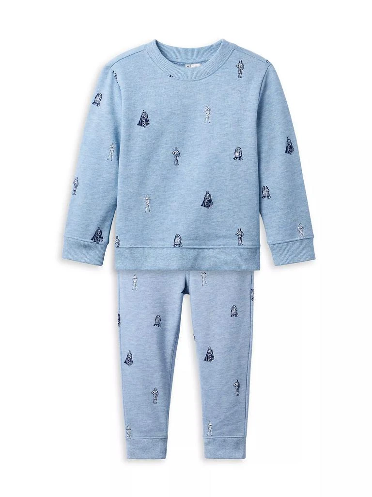 Janie and Jack Little Boy's &amp; Boy's Star Wars™ Print Sweatsuit 1
