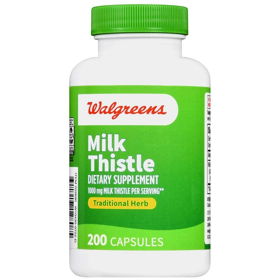 Walgreens Milk Thistle 1000 mg Capsules (200 days) 2