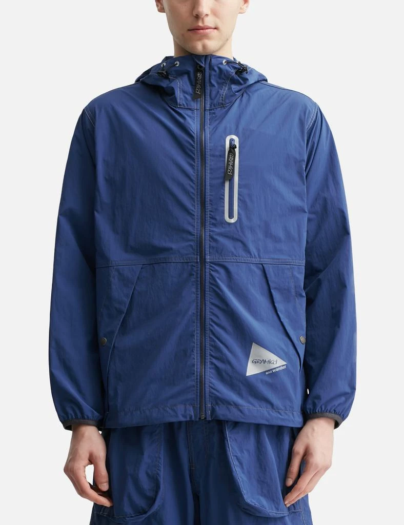 Gramicci Gramicci x and wander Brushed Nylon Jacket 3