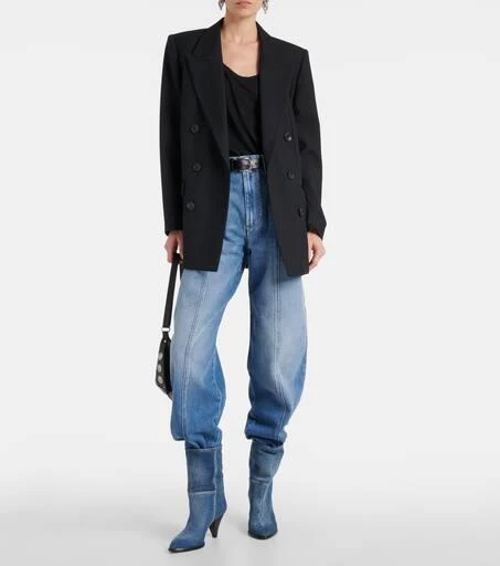 Isabel Marant Rouxa denim ankle boots 2