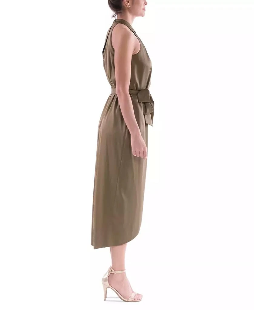 julia jordan Women's Twist-Neck Sleeveless Tie-Waist Dress - Dresses &  Skirts - Compare Prices from 7+ Stores - Free Shipping - BeyondStyle