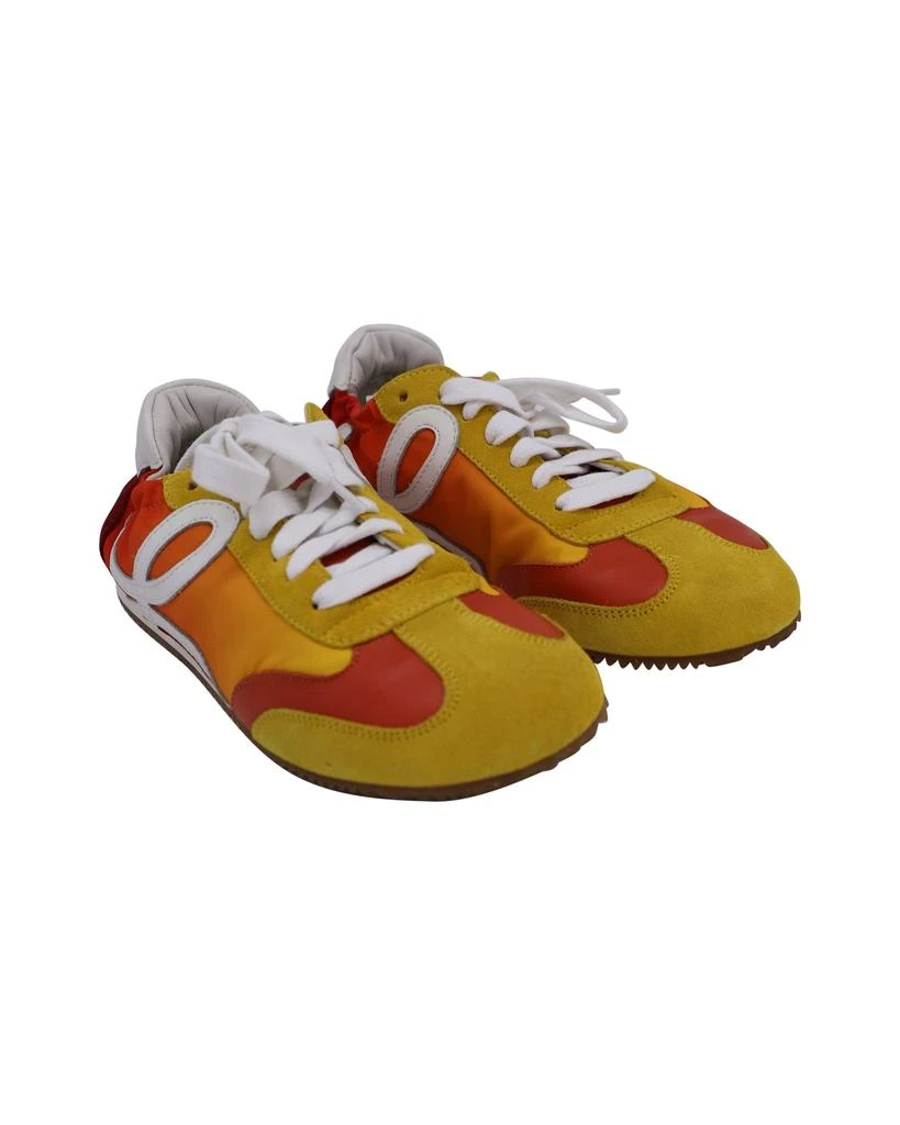 Loewe Loewe Ballet Runner Sneakers in Multicolor Nylon and Suede 4