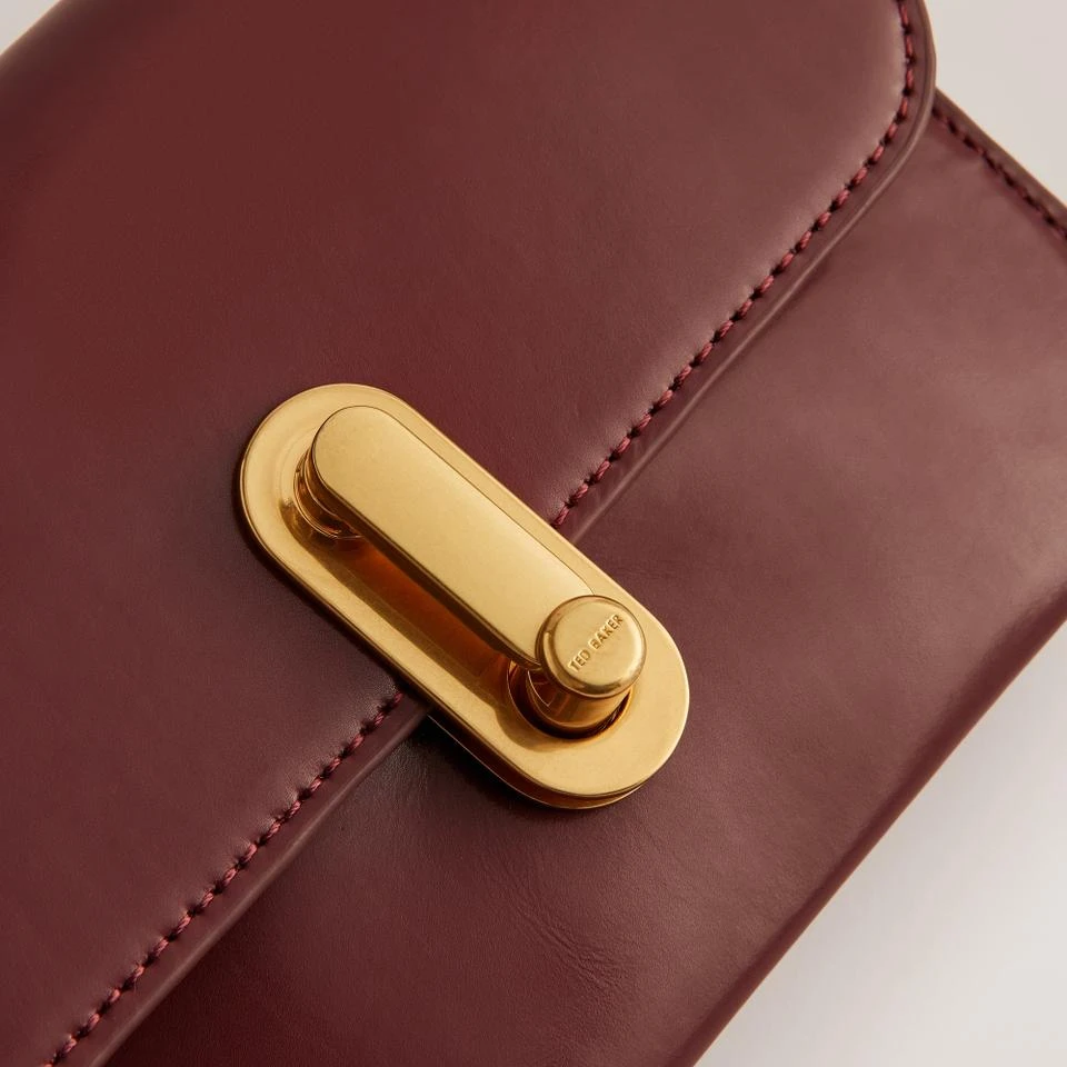 Ted Baker London Ted Baker Kkaysa Polished Leather Small Crossbody Bag 4