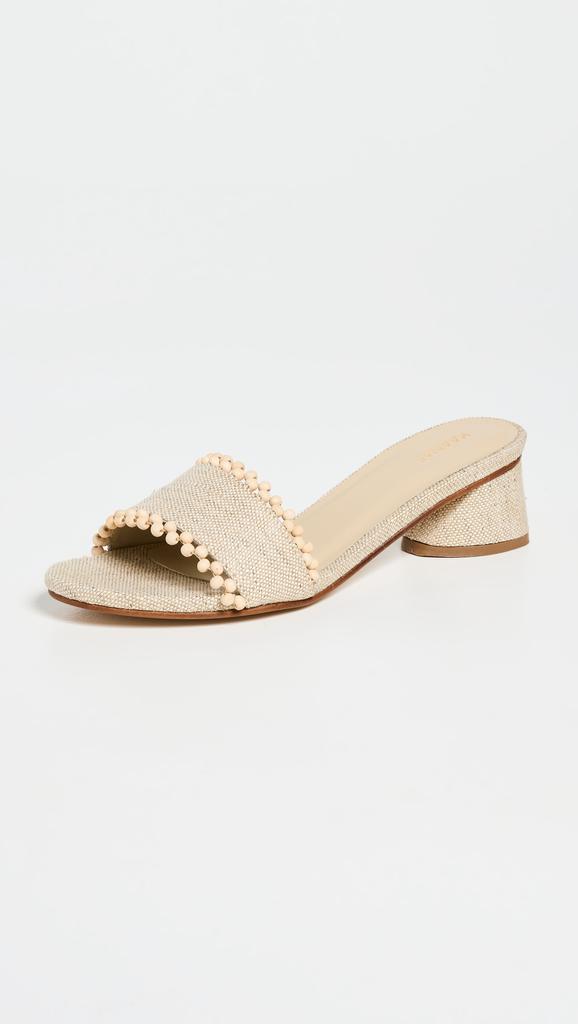 Kaanas Cairo Asymmetric Linen Heels
