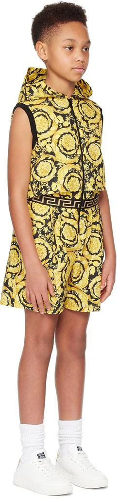 Versace Kids Yellow 
Black Barocco Jumpsuit 2
