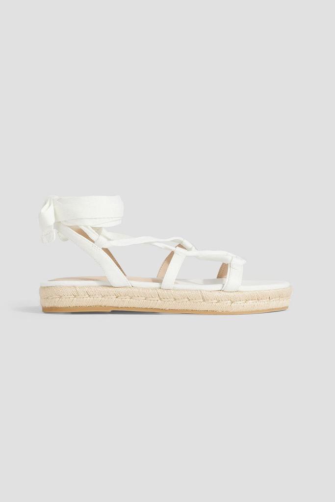 Stuart Weitzman Altdup canvas espadrille sandals