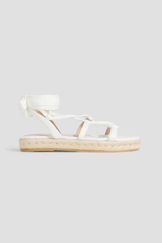 STUART WEITZMAN Altdup canvas espadrille sandals 1