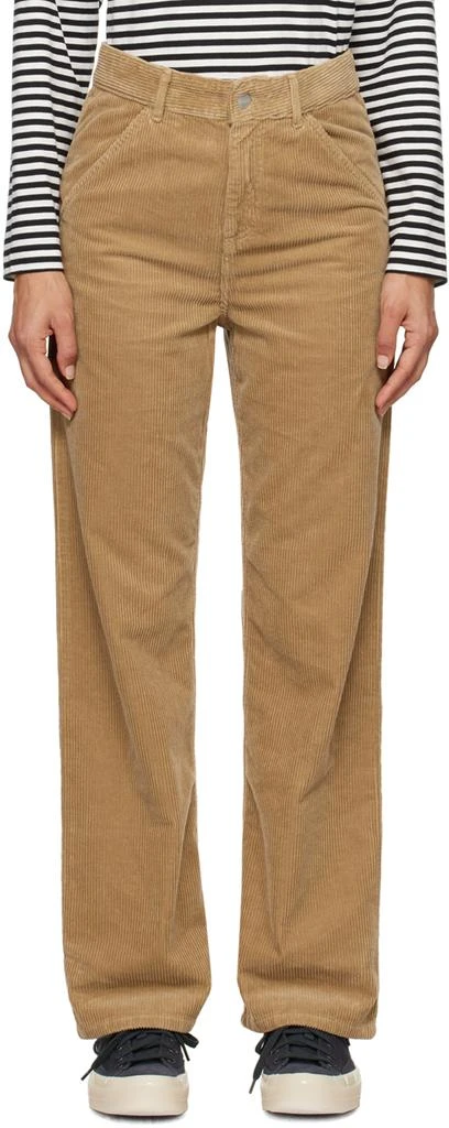 Carhartt WIP Tan Simple Trousers 1
