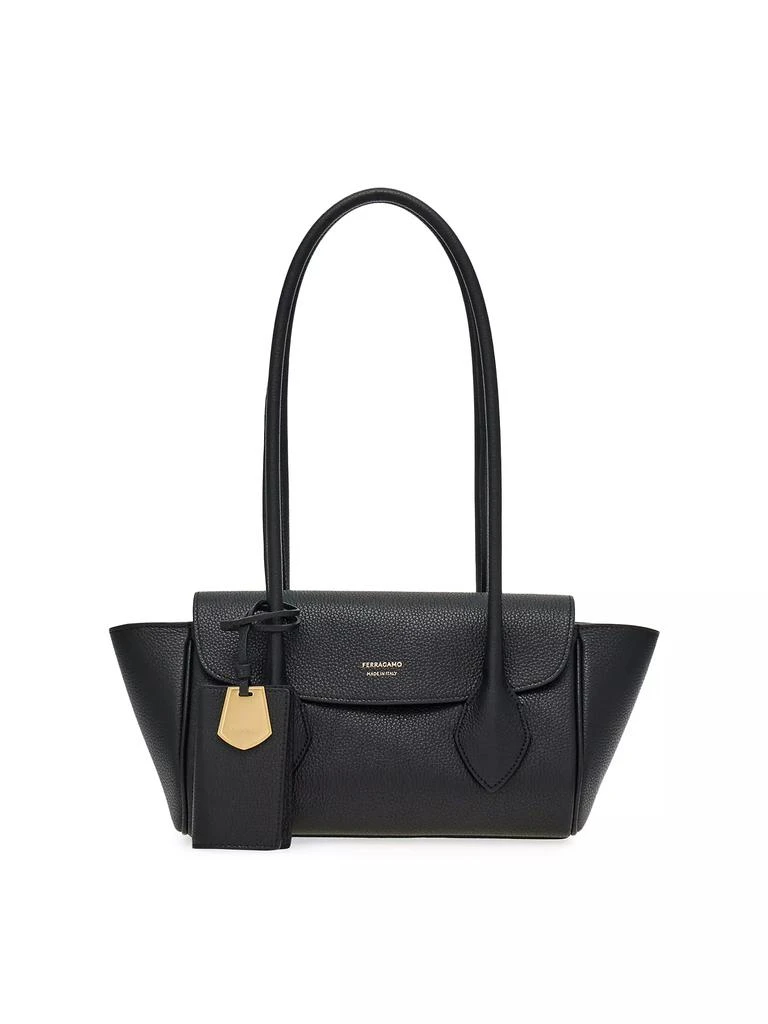 Salvatore Ferragamo Leather Shoulder Bag 1