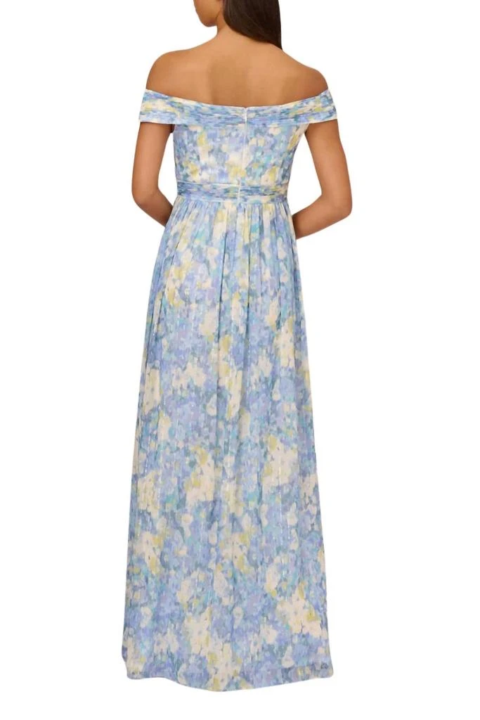 Adrianna Papell Adrianna Papell - Off The Shoulder Chiffon Gown 2