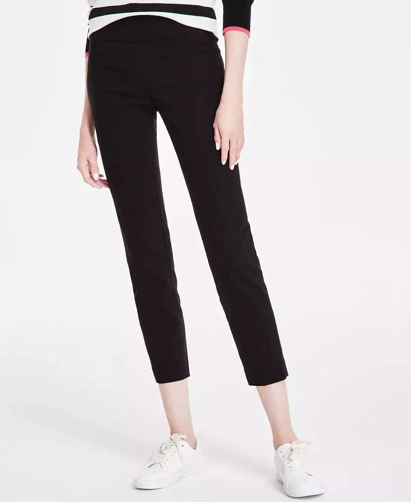 JONES NEW YORK Women's Stretch Twill Cropped Pull-On Pants 3