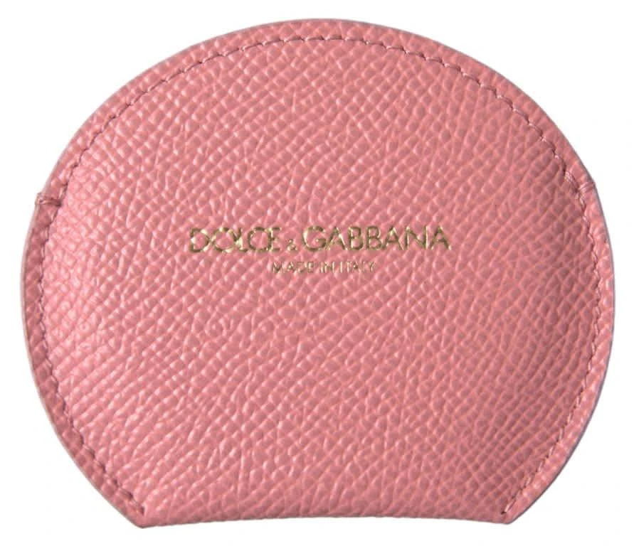 Dolce 
Gabbana Calfskin Leather Round Mirror Women
s Holder