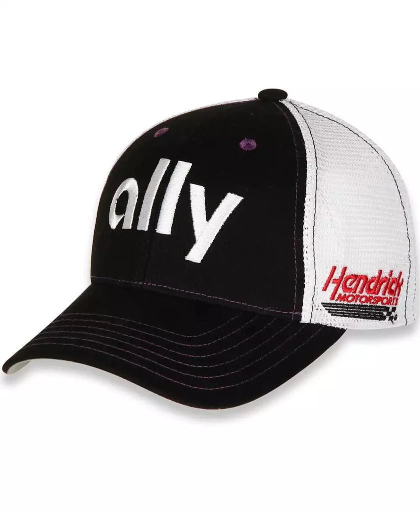 Fanatics Men's Hendrick Motorsports Team Collection Black, White Alex Bowman Ally Sponsor Adjustable Trucker Hat 4