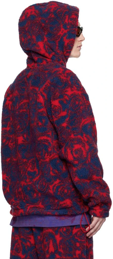 Burberry Red & Blue Rose Hoodie 3